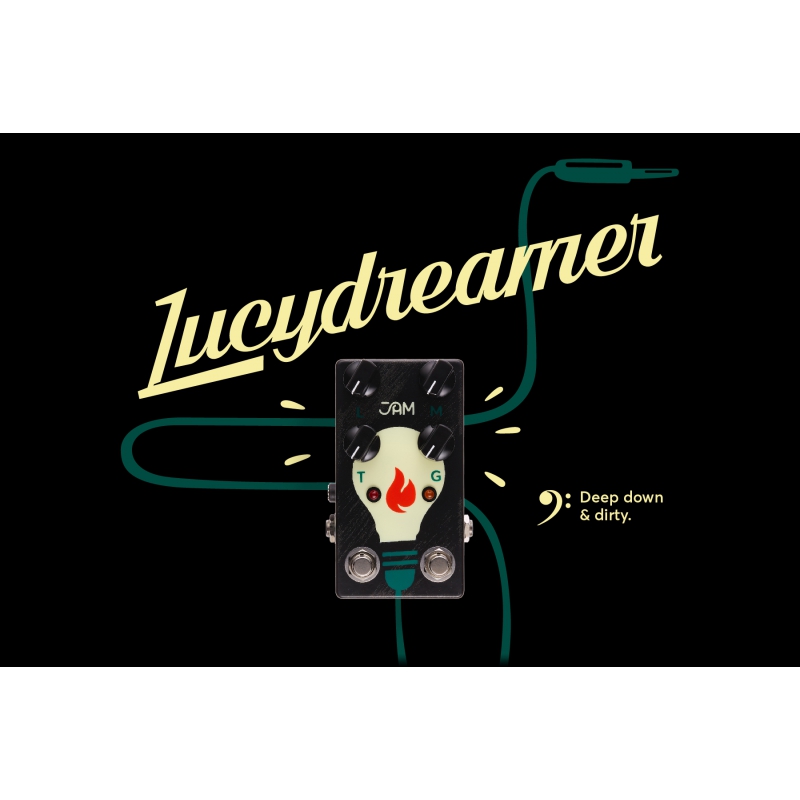 JAM pedals - Lucydreamer bass – Overdrive 貝斯效果器