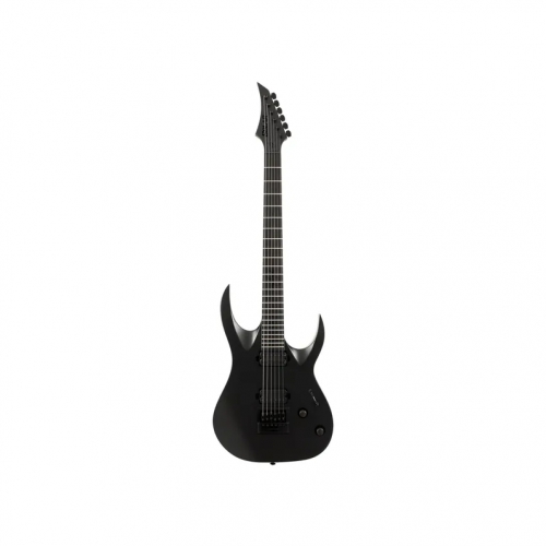 Solar Guitars A1.6Svart+ Carbon Black Matte