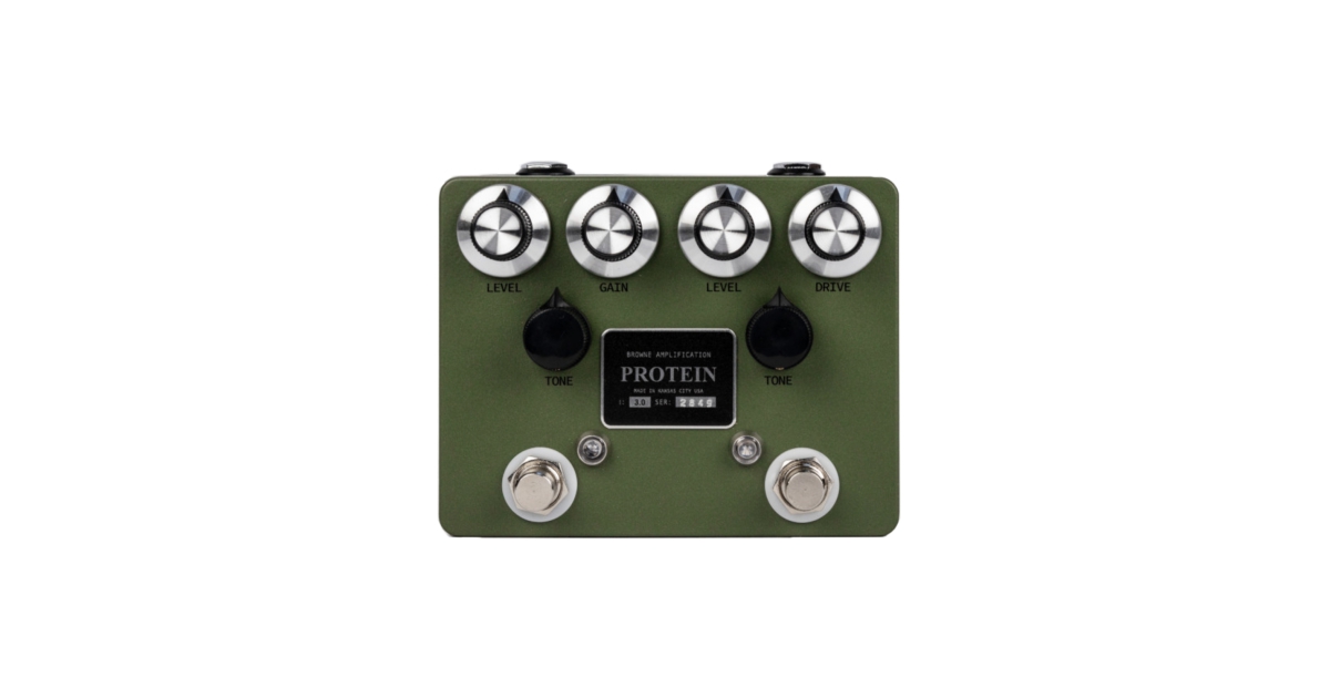 Browne Amplification PROTEIN V.3 新品・未使用 Browne Amplification PROTEIN DUAL OVERDRIVE V3 Black