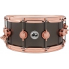 DW Collector's 黃銅小鼓 6.5x14 消光黑 紅銅鼓框 DRVD6514SVPBK