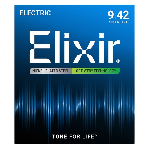Elixir 電吉他弦 Optiweb 超薄包覆 09-42 (19002)