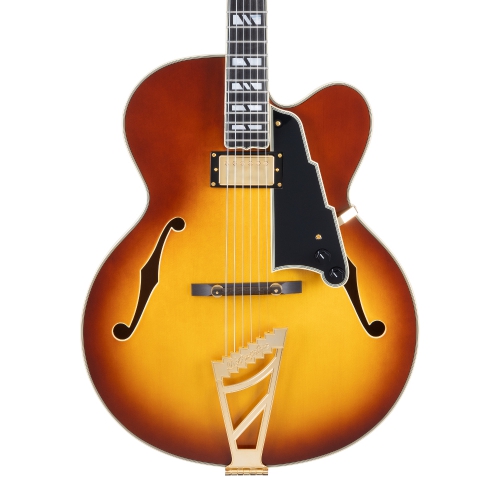 D'Angelico Excel EXL-1 Dark Iced Tea Burst 空心爵士吉他 DAEEXL1DITBGT