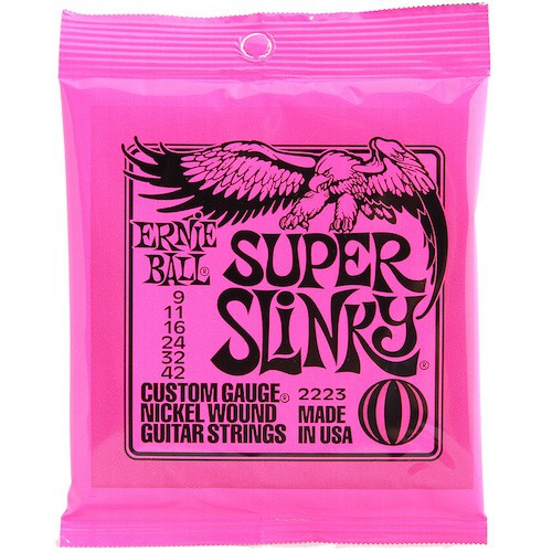 Ernie Ball Super Slinky 09-42 鍍鎳電吉他弦 (2223)