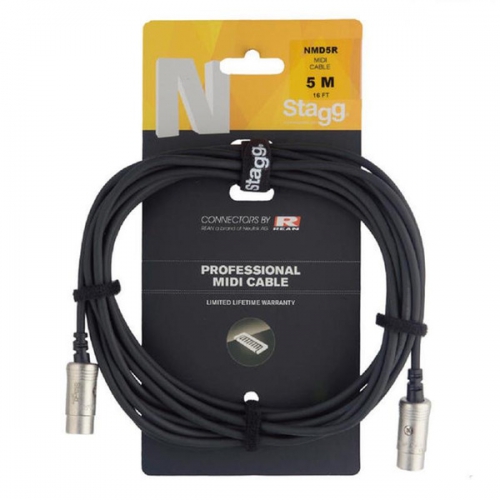 Stagg NMD5R 5M Midi 訊號傳輸線