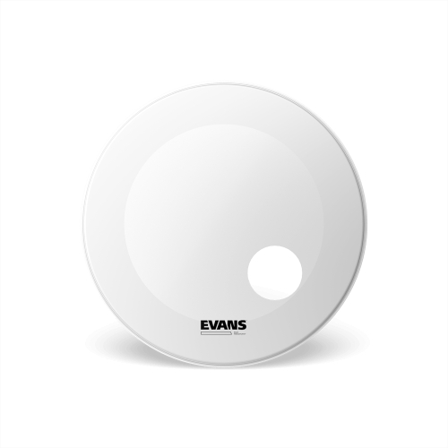 Evans 22" EQ3 大鼓響應面 單層 透明 挖孔 BD22RGCW