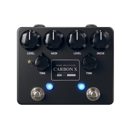 Browne Amplification Carbon X Dual Channel Overdrive V4（黑）