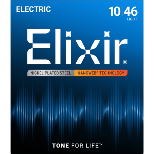 Elixir 電吉他弦 Nanoweb 薄包覆 10-46 (12052)