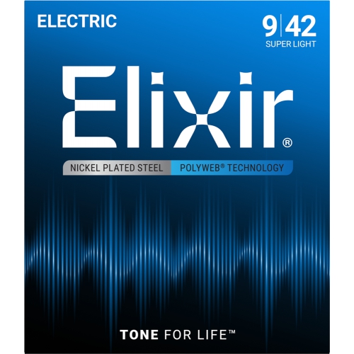 Elixir 電吉他弦 Polyweb 厚包覆 09-42 (12000)