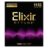 Elixir 木吉他弦 Attune 超薄包覆 11-52 磷青銅 Phosphor Bronze (21027)