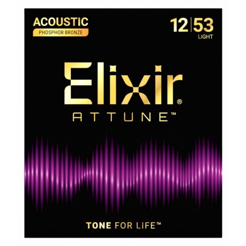 Elixir 木吉他弦 Attune 超薄包覆 12-53 磷青銅 Phosphor Bronze (21052)