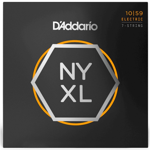 D'Addario NYXL 10-59 電吉他弦 7弦