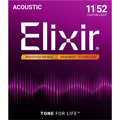 Elixir Nanoweb Phosphor Bronze AG11-52 (16027)
