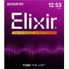 Elixir Nanoweb 薄包覆 12-53 木吉他弦 Phosphor Bronze 磷青銅