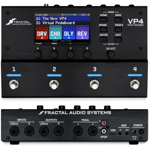Fractal Audio VP4 Virtual Pedalboard綜合效果器
