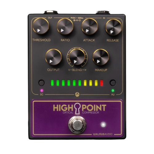 Walrus Audio Highpoint Analog Optical Compressor效果器