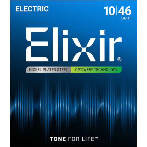 Elixir 電吉他弦 Optiweb 超薄包覆 10-46（19052）