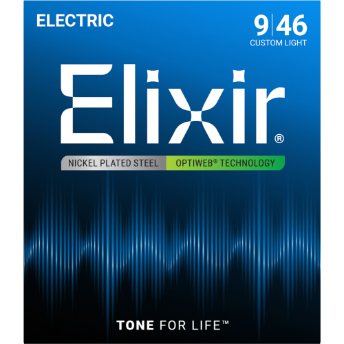 Elixir 電吉他弦 Optiweb 超薄包覆 09-46 (19027)