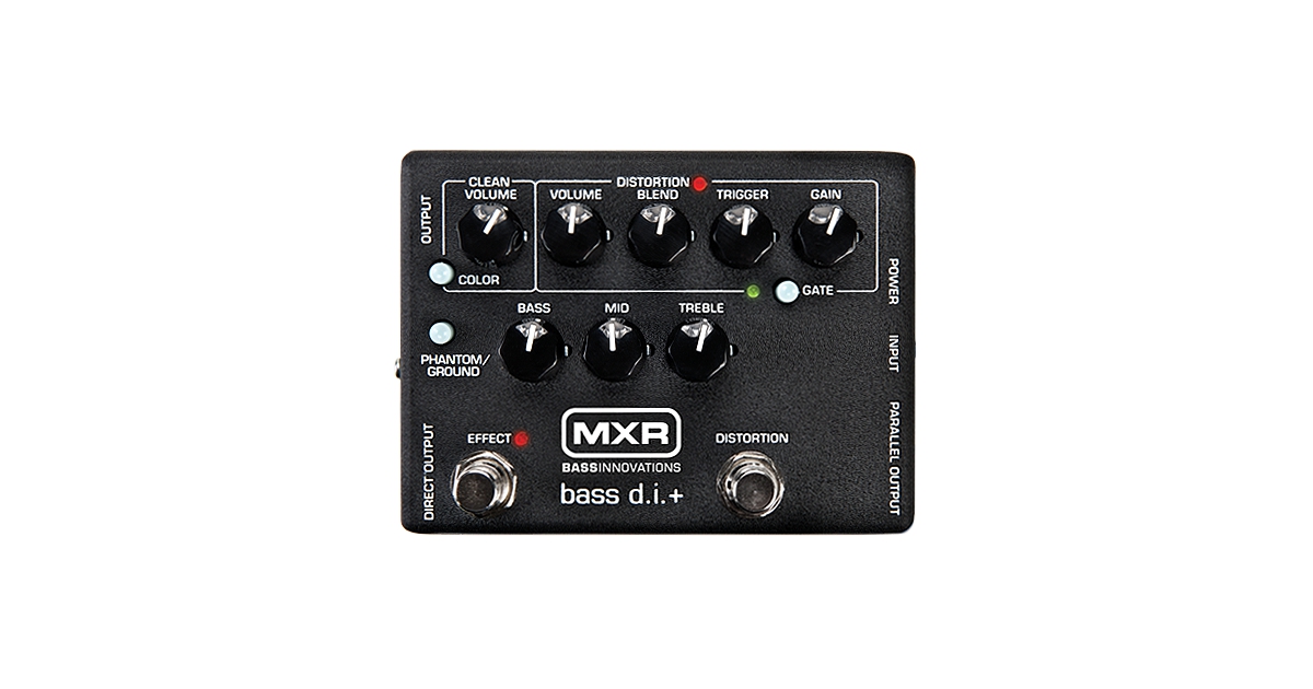 Dunlop MXR 貝斯破音效果器Bass D.I.+ M80