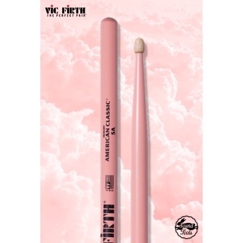 Vic Firth 5A 粉紅色 胡桃木鼓棒 (5AP)