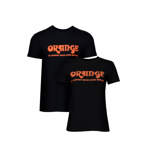 Orange Classic Black T-Shirt