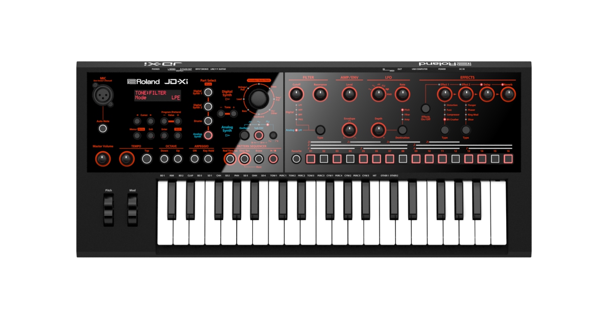 Roland JD-Xi 37鍵合成器- SoundTools 桑兔