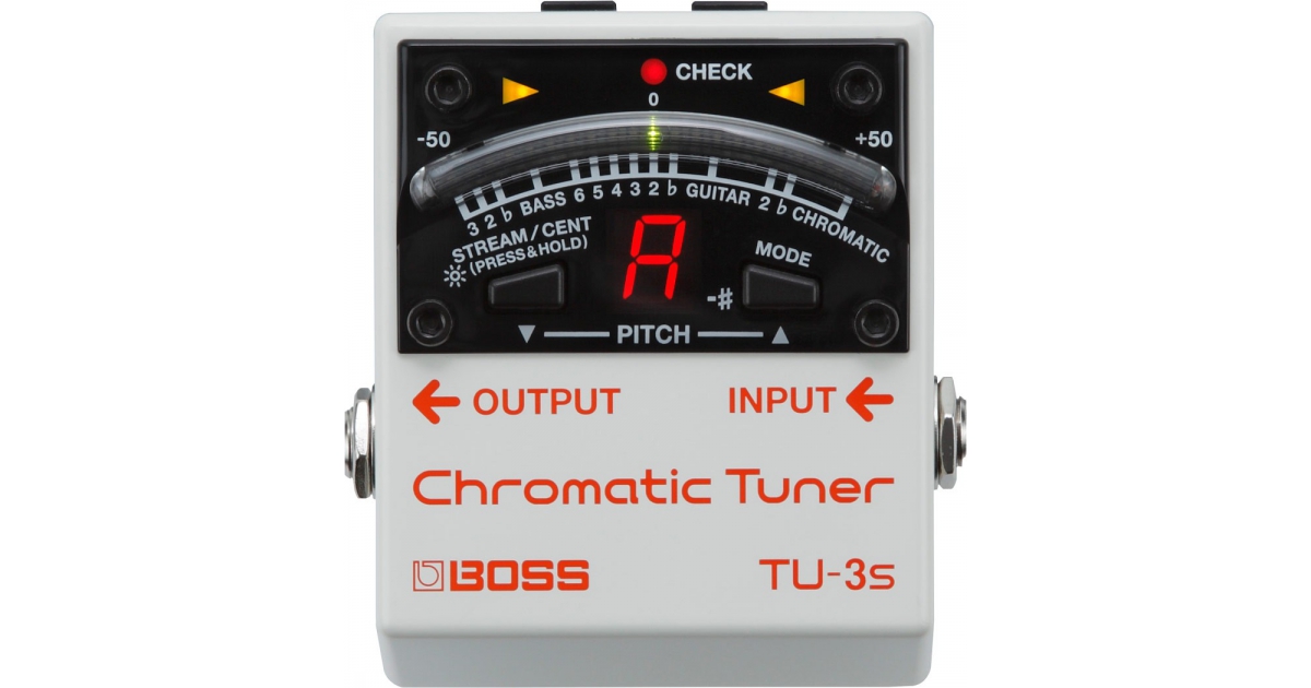 BOSS TU-3S Chromatic Tuner 半音階調音器- SoundTools 桑兔