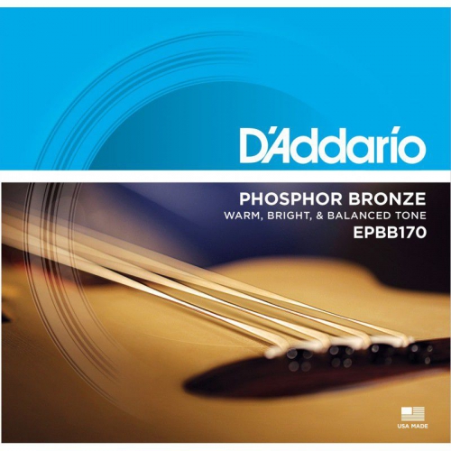 D'Addario 45-100 木貝司弦 磷青銅 EPBB170