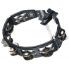 Latin Percussion Cyclops® Jingle Tambourine, Steel/ Black/Mountable LP160