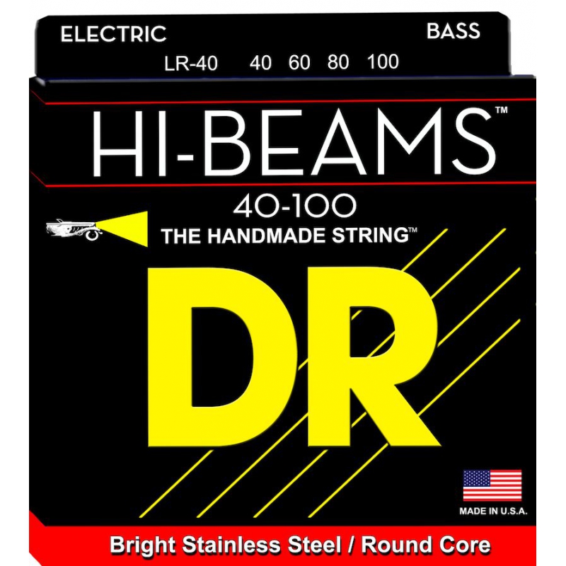 DR 電貝斯弦 LR-40 Hi-Beams 40-100 四弦