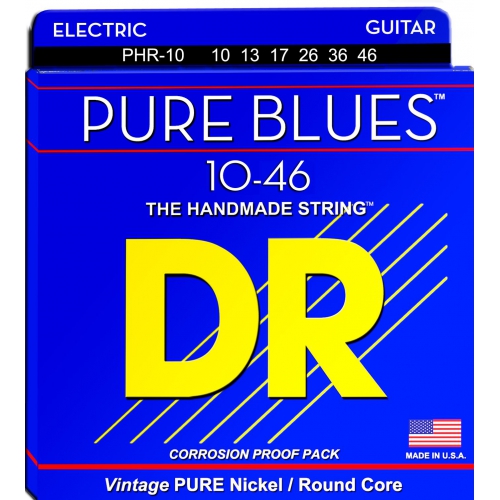 DR Pure Blues 10-46 純鎳 電吉他弦 PHR-10