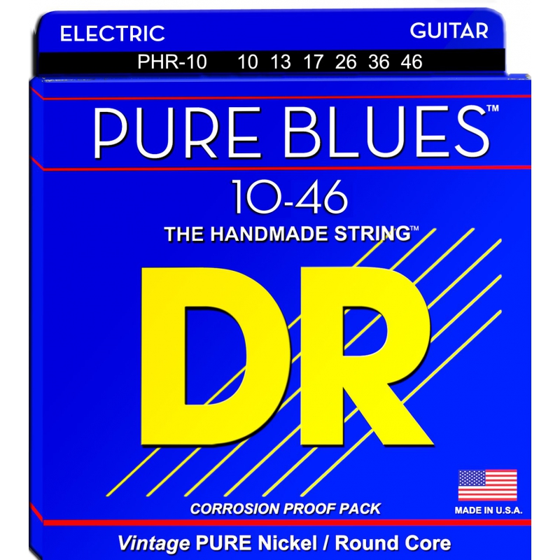 DR Pure Blues 10-46 電吉他弦 PHR-10