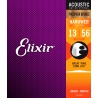 Elixir Nanoweb 薄包覆 13-56 木吉他弦 Phosphor Bronze 磷青銅 (16102)