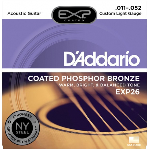 D'Addario EXP26 11-52 木吉他弦 Phospher Bronze 磷青銅