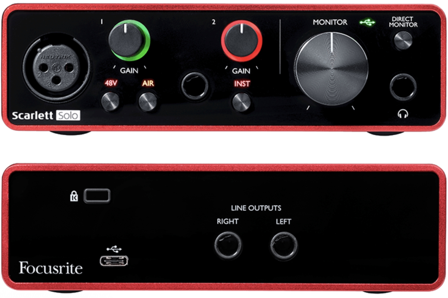 Focusrite Scarlett Solo 第三代Type-C USB 錄音介面